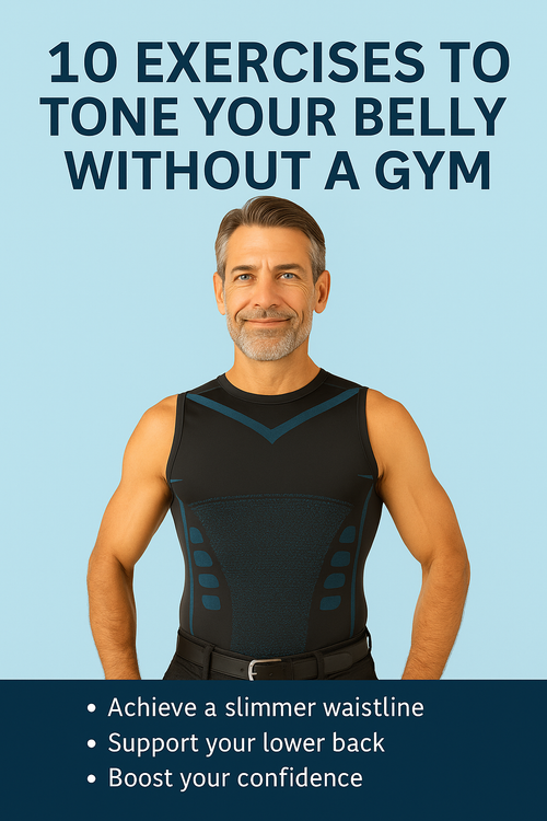 Ebook 10 exercises to tone your belly wihout a gym
