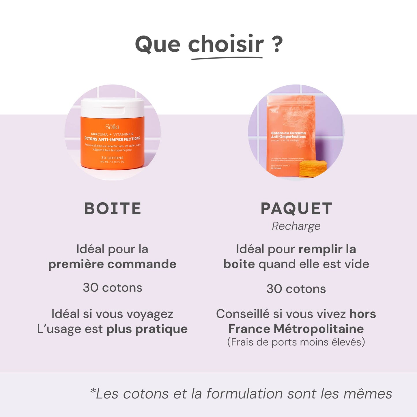 Cotons Nettoyants Curcuma