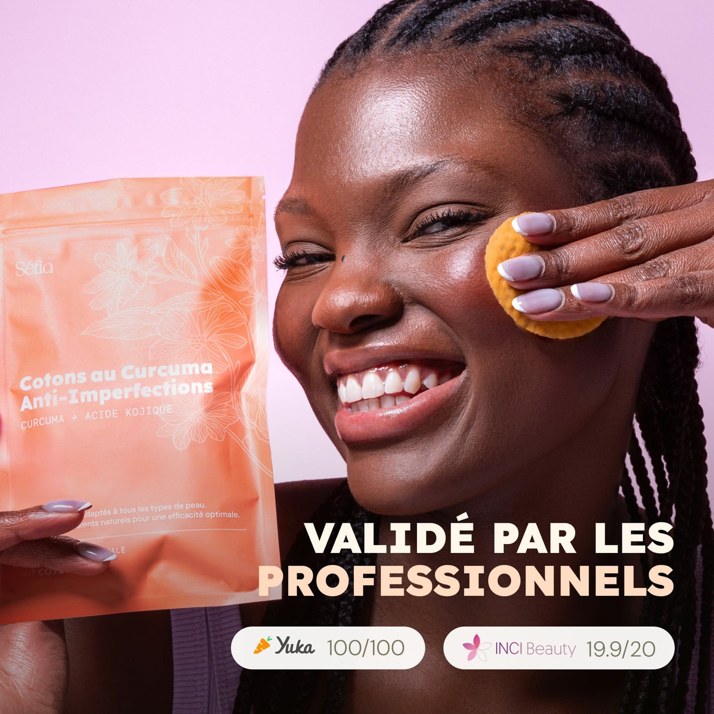 Cotons Nettoyants Curcuma